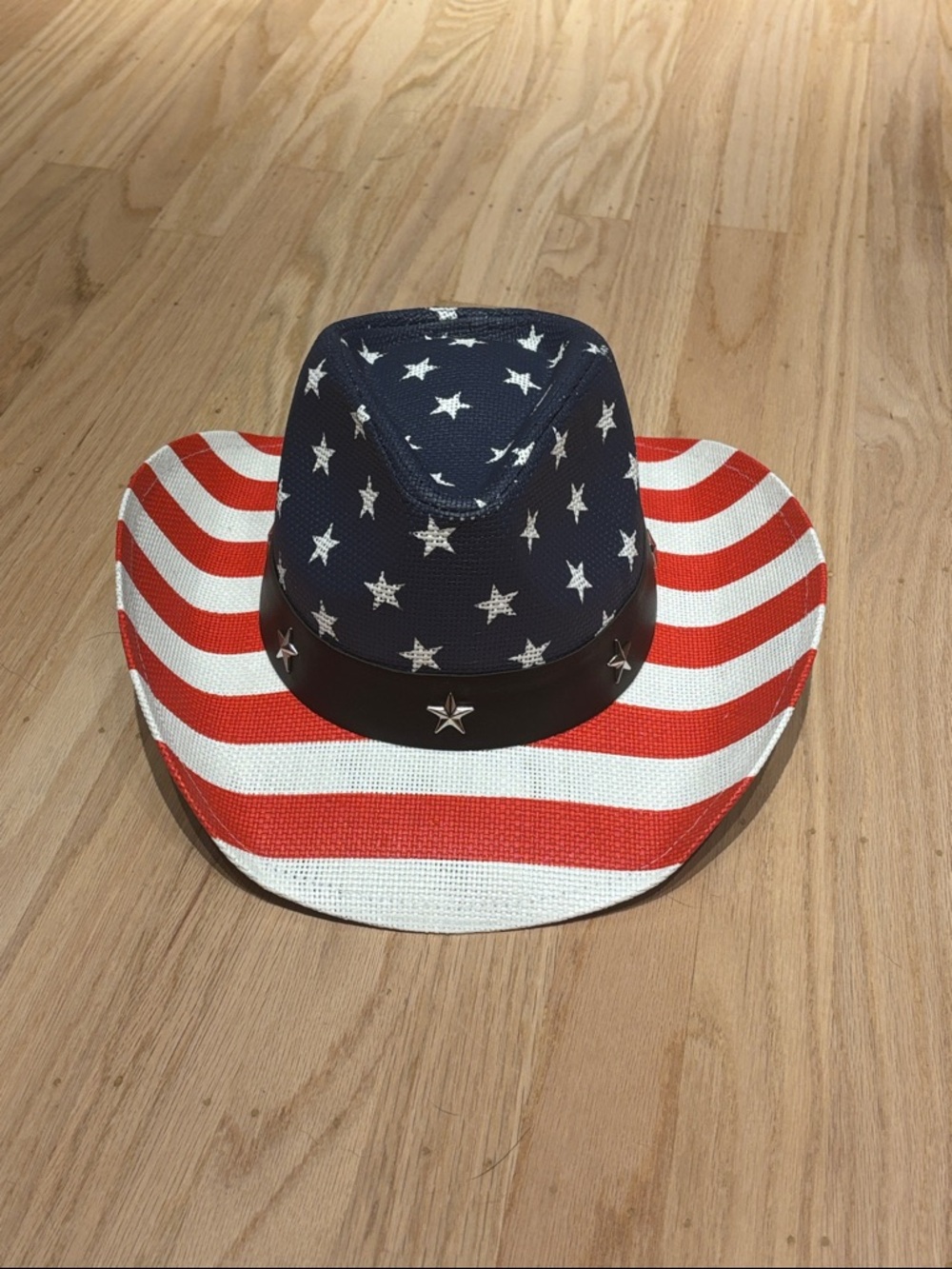 🇺🇸sale🇺🇸 NWT San Diego Hat Co. Patriotic American Flag Cowboy Hat